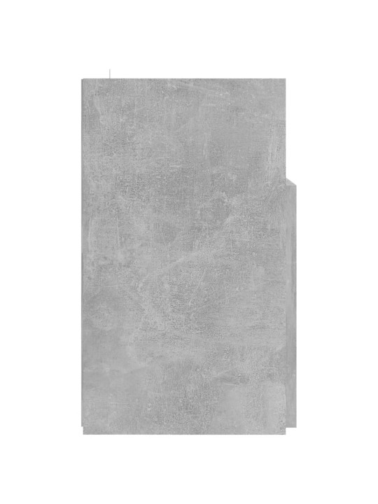 Televizoriaus spintelė su LED, betono pilka, 120x30x50cm