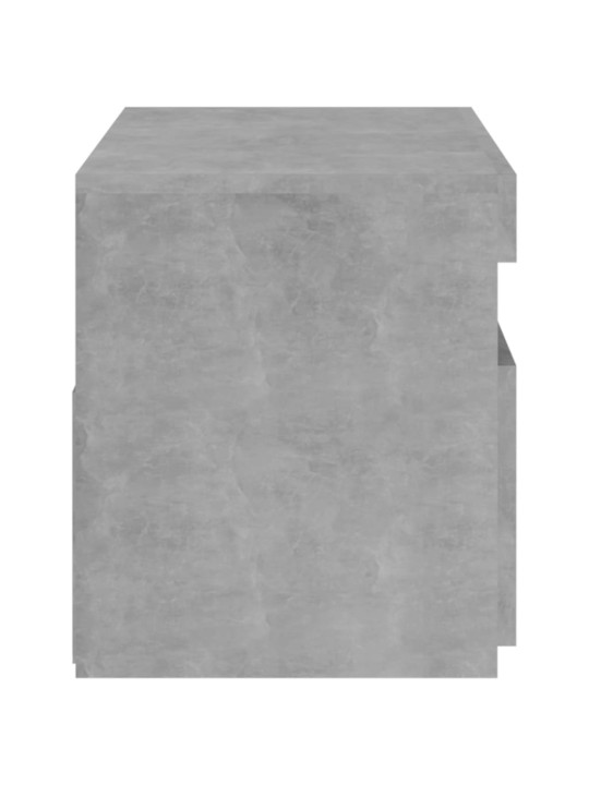 Televizoriaus spintelė su LED apšvietimu, betono, 75x35x40cm