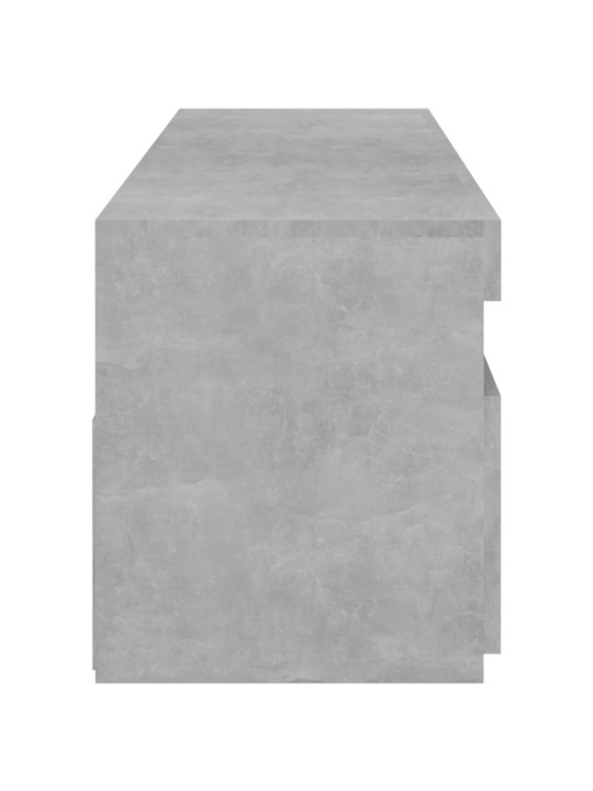 Televizoriaus spintelės su LED, 2vnt., betono, 75x35x40cm