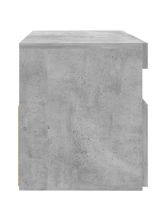 Televizoriaus spintelė su LED, betono pilka, 60x35x40cm
