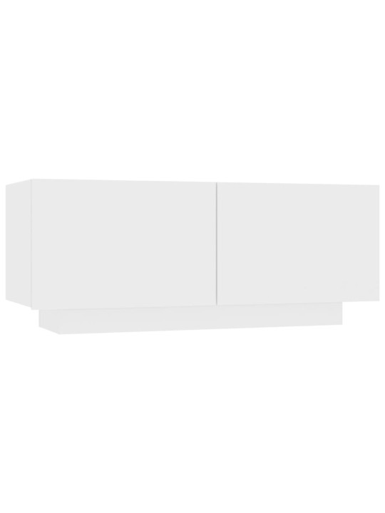 Televizoriaus spintelė, baltos spalvos, 100x35x40cm, MDP