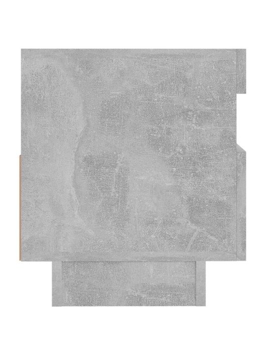 Televizoriaus spintelė su LED, betono pilka, 80x35x40cm