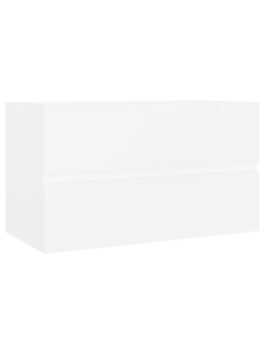 Spintelė praustuvui, baltos spalvos, 80x38,5x45cm, MDP