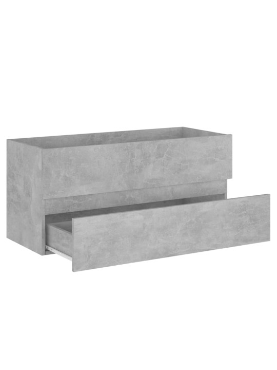 Spintelė praustuvui, betono pilkos spalvos, 100x38,5x45cm, MDP