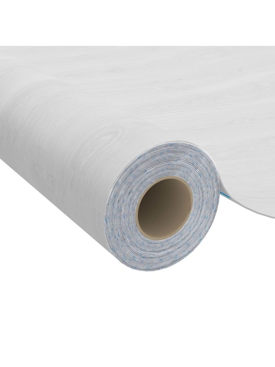 Lipnios plėvelės durims, 4vnt., baltos medienos, 210x90cm, PVC
