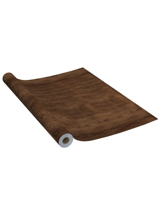 Lipnios plėvelės durims, 4vnt., tamsios ąžuolo, 210x90cm, PVC