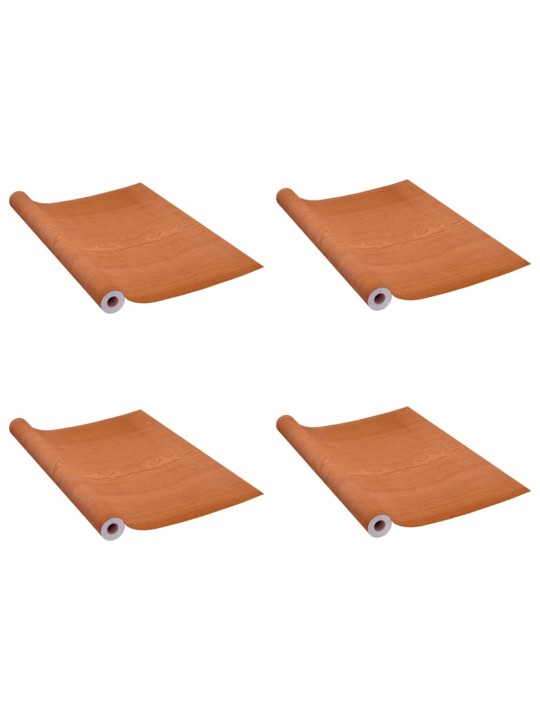 Lipnios plėvelės durims, 4vnt., šviesios ąžuolo, 210x90cm, PVC