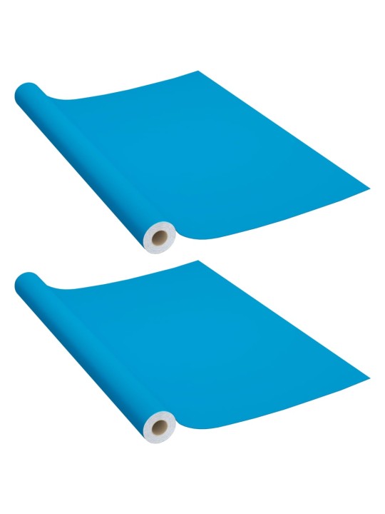 Lipnios plėvelės baldams, 2vnt., mėlynos, 500x90cm, PVC
