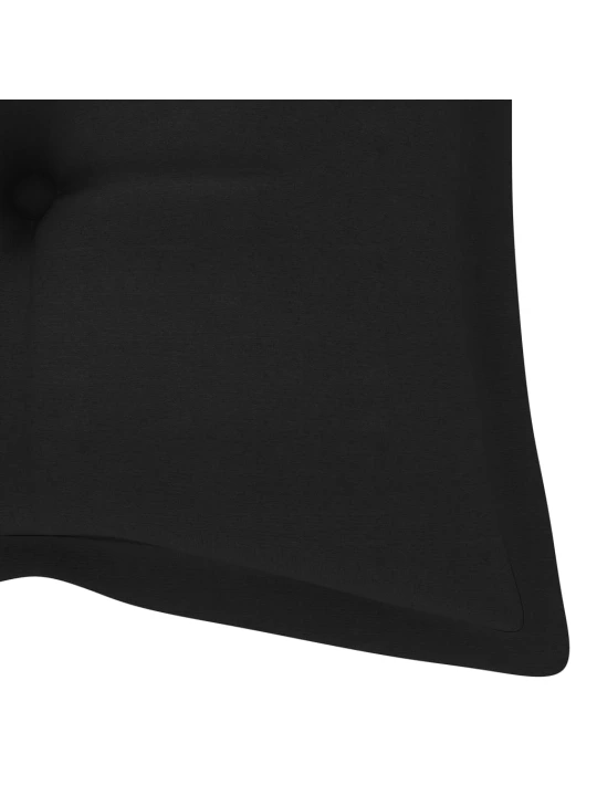 Dvivietis sodo suoliukas su pagalvėle, 120cm, eukalipto masyvas