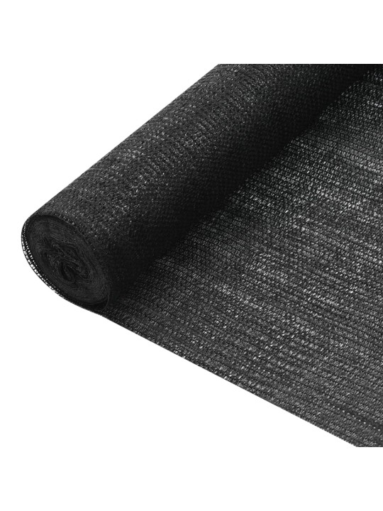 Privatumo suteikiantis tinklelis, juodas, 1x50m, HDPE, 75g/m²