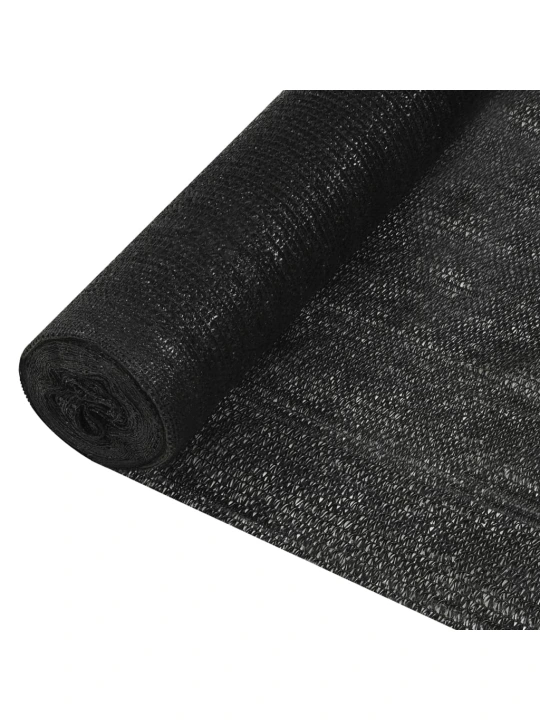 Privatumo suteikiantis tinklelis, juodas, 1,8x10m, HDPE