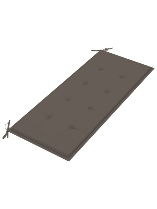 Sulankstomas sodo suoliukas su pagalvėle, 118cm, bambukas