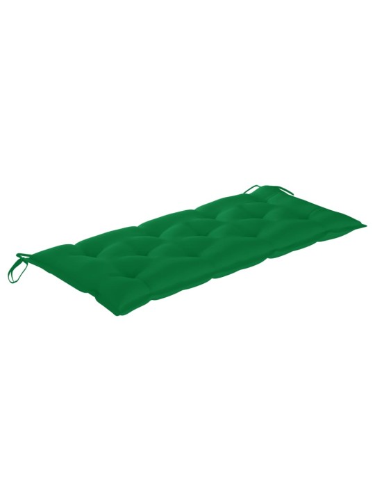 Sulankstomas sodo suoliukas su pagalvėle, 118cm, bambukas