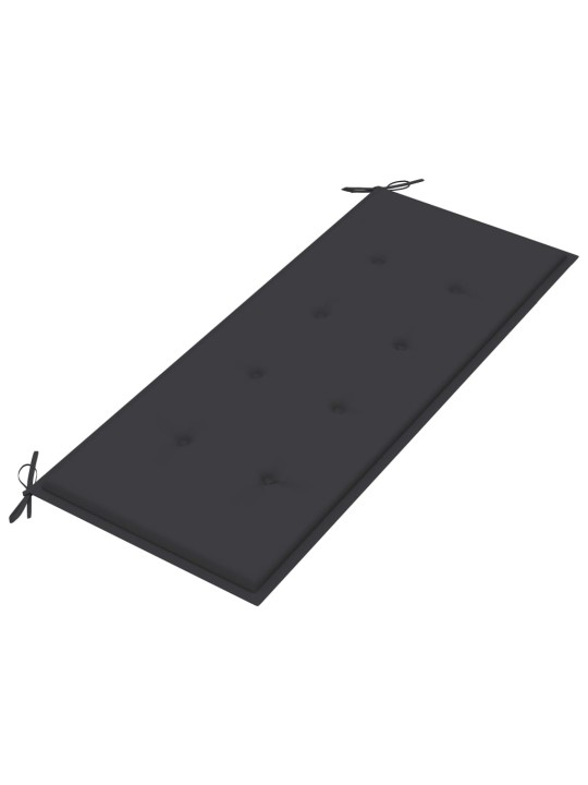 Sodo suoliukas su pagalvėle, 120cm, bambukas