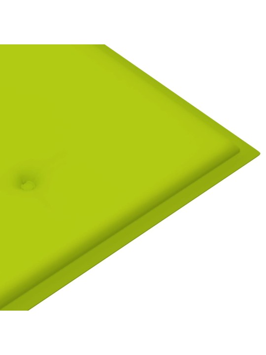 Sodo suoliukas su pagalvėle, 120cm, bambukas (41504+314082)