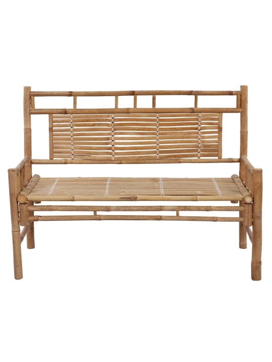 Sodo suoliukas su pagalvėle, 120cm, bambukas (41504+314085)