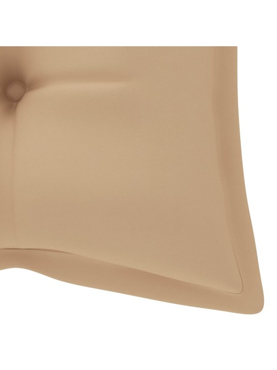 Sodo suoliukas su pagalvėle, 120cm, bambukas (41504+314947)