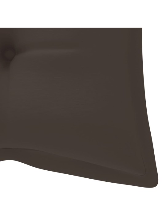 Sodo suoliukas su pagalvėle, 120cm, bambukas (41504+314952)