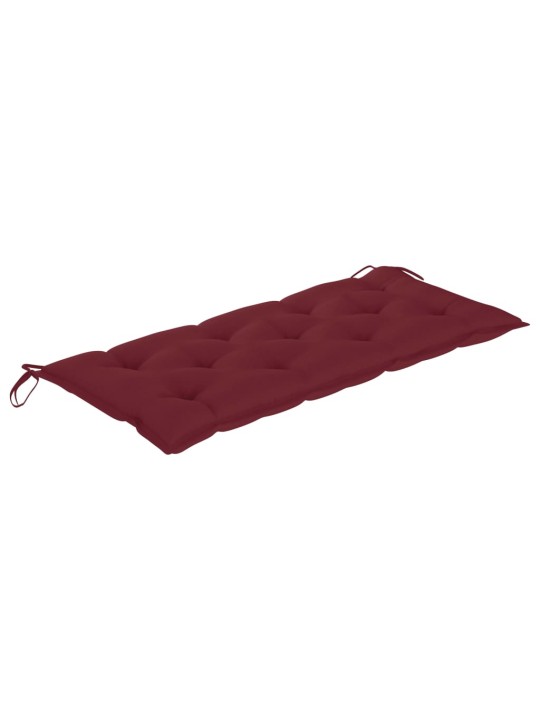 Sodo suoliukas su pagalvėle, 120cm, bambukas (41504+314953)