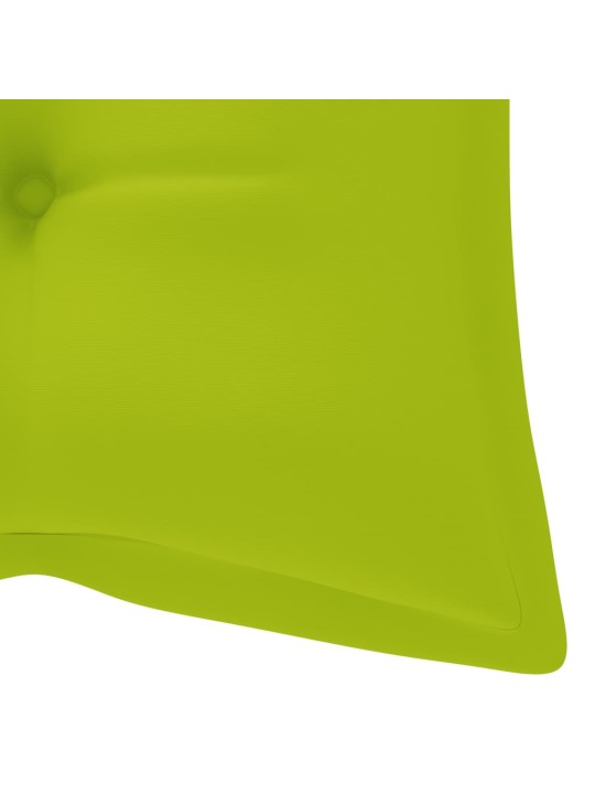 Sodo suoliukas su pagalvėle, 120cm, bambukas (41504+314955)