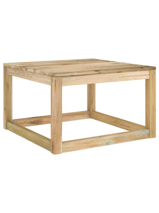 Sodo stalai iš palečių, 2vnt., 60x60x36,5cm, impregnuota pušis