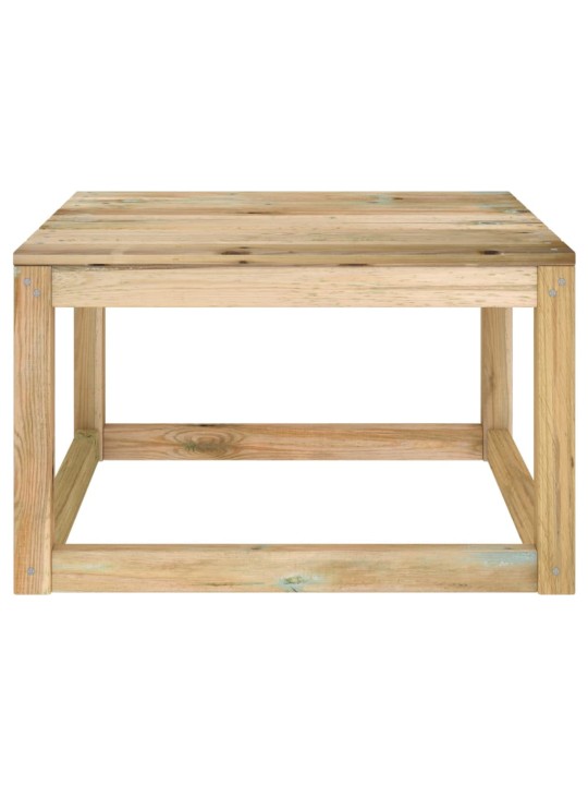 Sodo stalai iš palečių, 2vnt., 60x60x36,5cm, impregnuota pušis