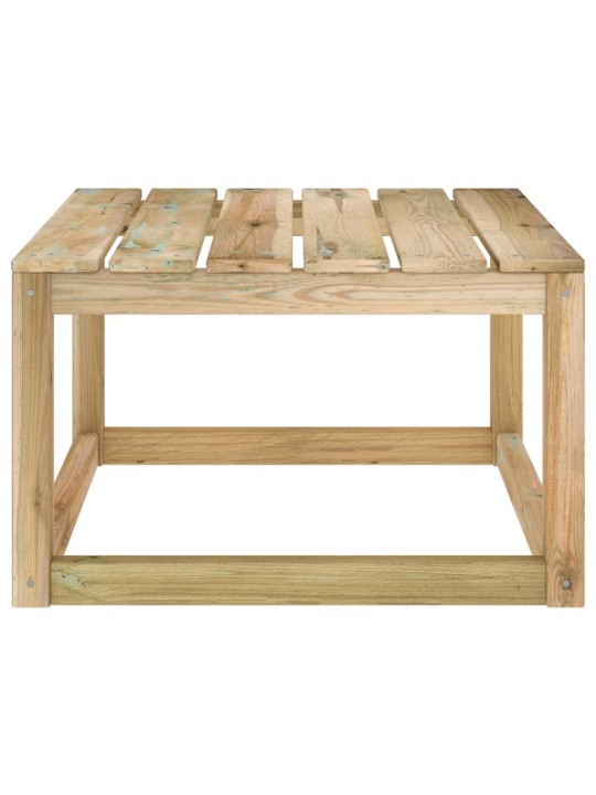 Sodo stalai iš palečių, 2vnt., 60x60x36,5cm, impregnuota pušis