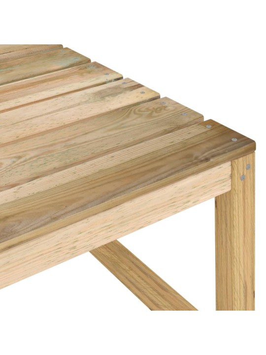 Sodo stalai iš palečių, 2vnt., 60x60x36,5cm, impregnuota pušis