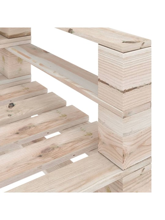 Sodo sofa iš palečių, impregnuota pušies mediena