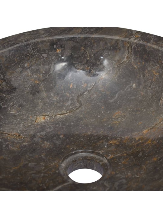 Praustuvas, pilkos spalvos, skersmuo 40x12cm, marmuras