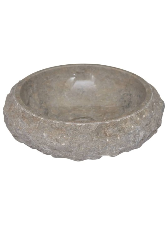 Praustuvas, pilkos spalvos, skersmuo 40x12cm, marmuras