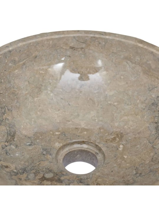 Praustuvas, pilkos spalvos, skersmuo 40x12cm, marmuras