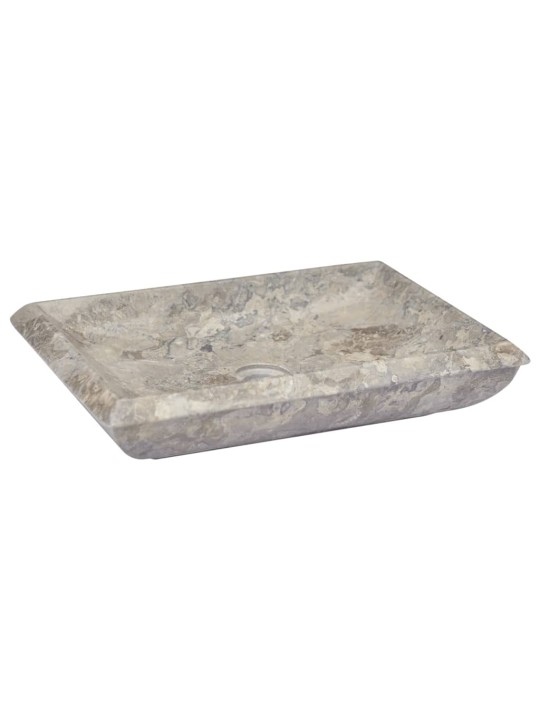 Praustuvas, pilkos spalvos, 50x35x10cm, marmuras