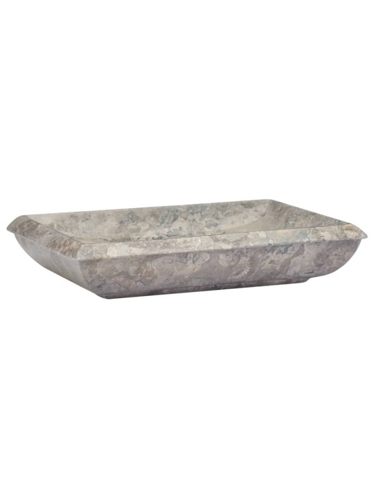 Praustuvas, pilkos spalvos, 50x35x10cm, marmuras
