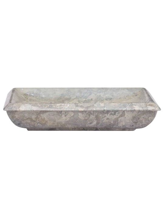 Praustuvas, pilkos spalvos, 50x35x10cm, marmuras