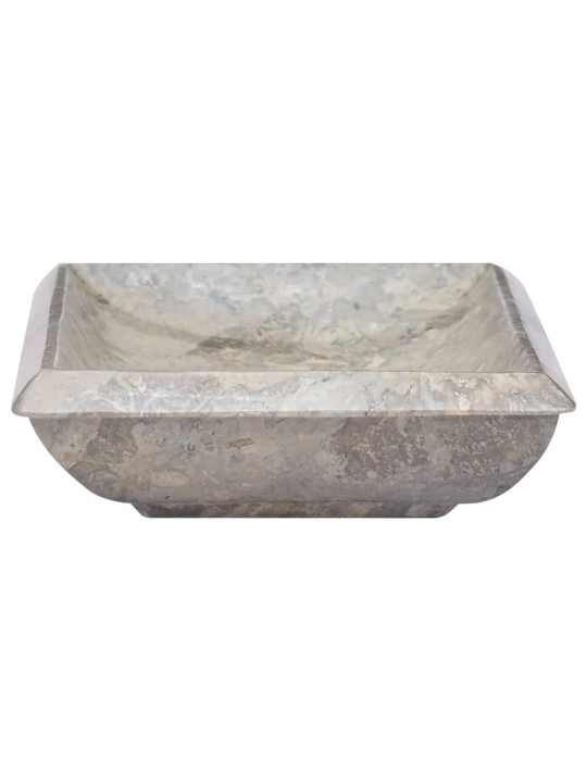 Praustuvas, pilkos spalvos, 50x35x10cm, marmuras