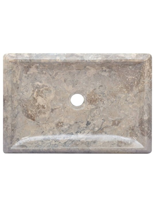 Praustuvas, pilkos spalvos, 50x35x10cm, marmuras