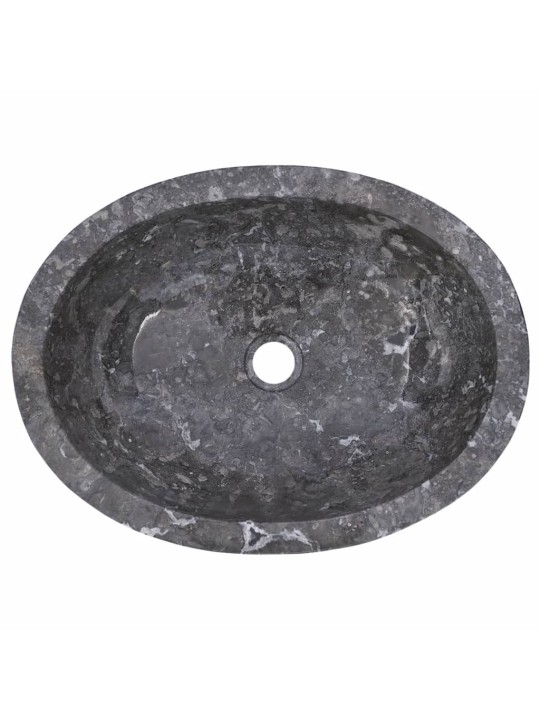 Praustuvas, pilkos spalvos, 53x40x15cm, marmuras