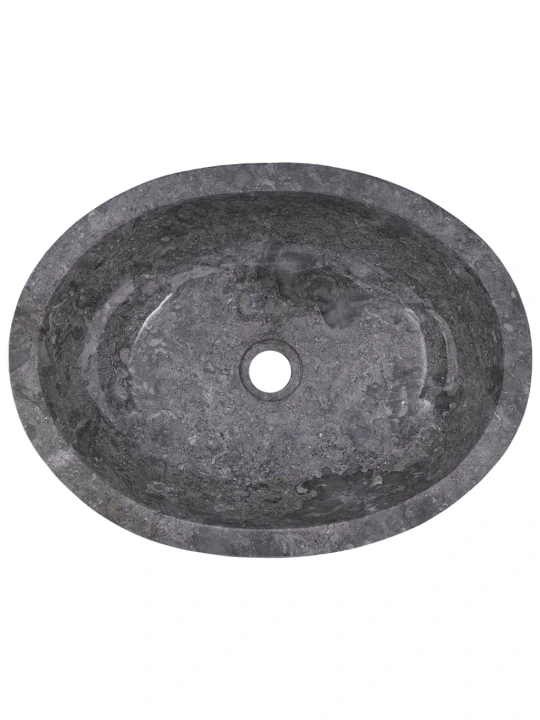 Praustuvas, pilkos spalvos, 53x40x15cm, marmuras