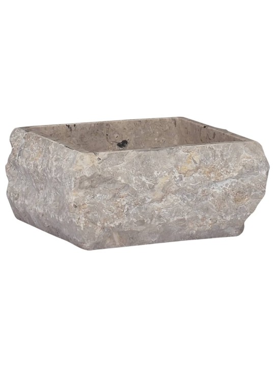Praustuvas, pilkos spalvos, 30x30x13cm, marmuras