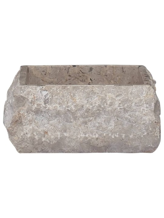 Praustuvas, pilkos spalvos, 30x30x13cm, marmuras