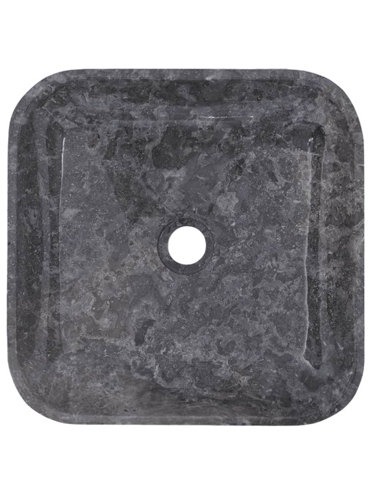 Praustuvas, pilkos spalvos, 40x40x10cm, marmuras