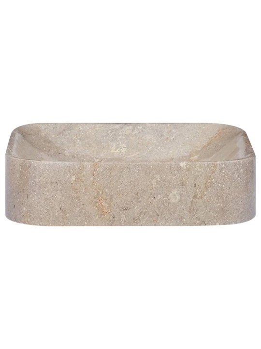 Praustuvas, pilkos spalvos, 40x40x10cm, marmuras