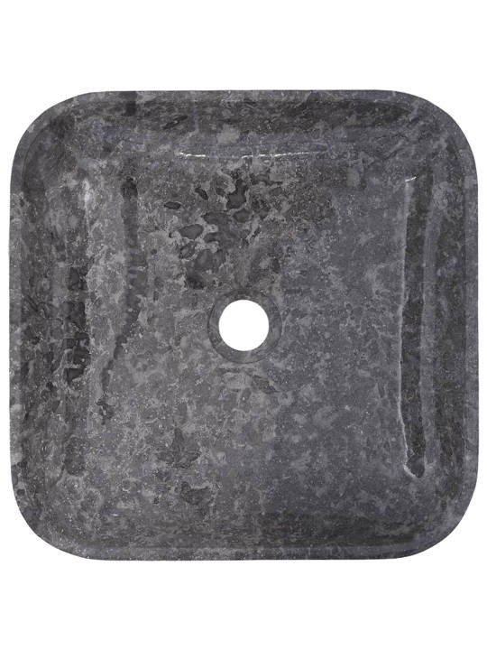 Praustuvas, pilkos spalvos, 40x40x10cm, marmuras