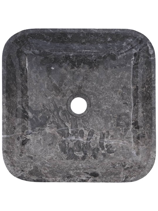 Praustuvas, pilkos spalvos, 40x40x10cm, marmuras