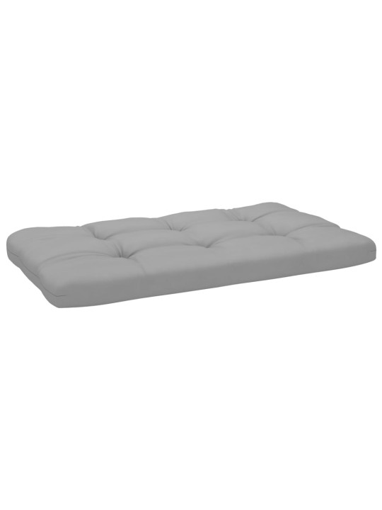 Dvivietė sofa iš palečių su pagalvėlėmis, impregnuota pušis