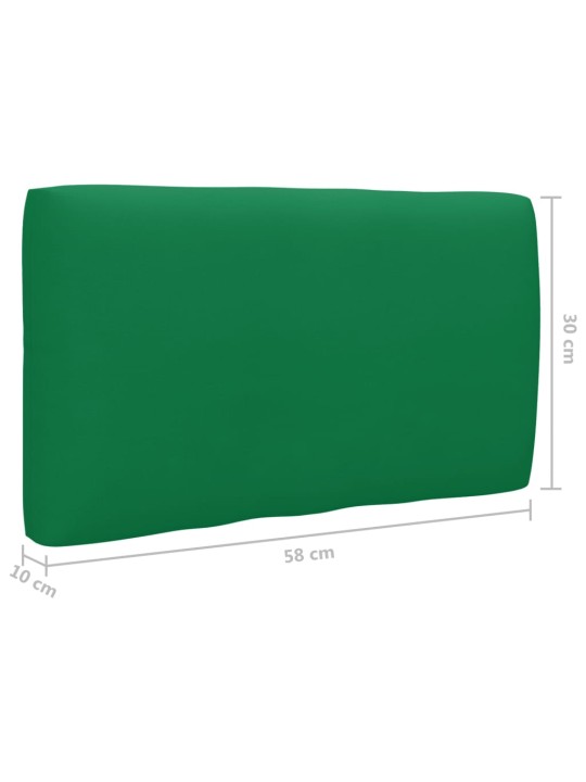 Dvivietė sofa iš palečių su pagalvėlėmis, impregnuota pušis