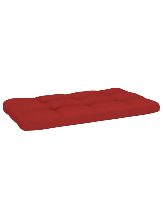 Dvivietė sofa iš palečių su pagalvėlėmis, impregnuota pušis