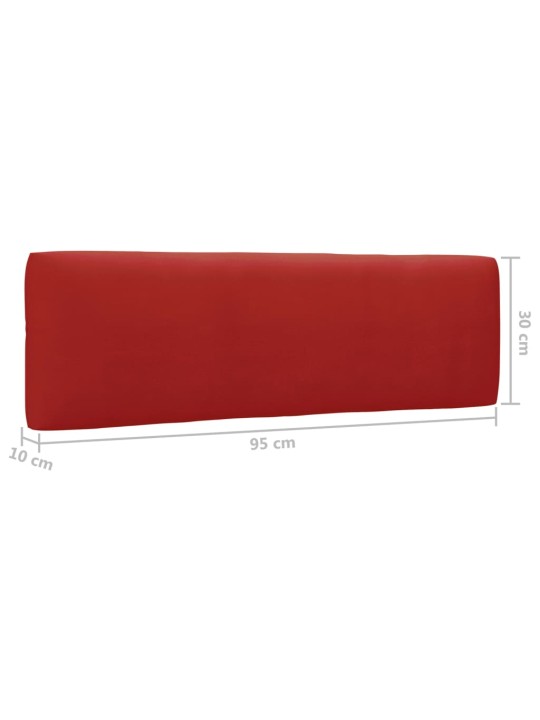 Dvivietė sofa iš palečių su pagalvėlėmis, impregnuota pušis