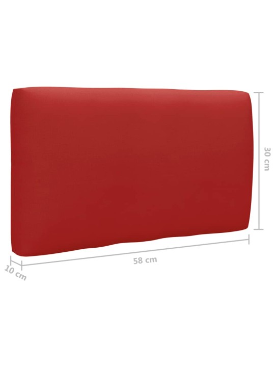 Dvivietė sofa iš palečių su pagalvėlėmis, impregnuota pušis